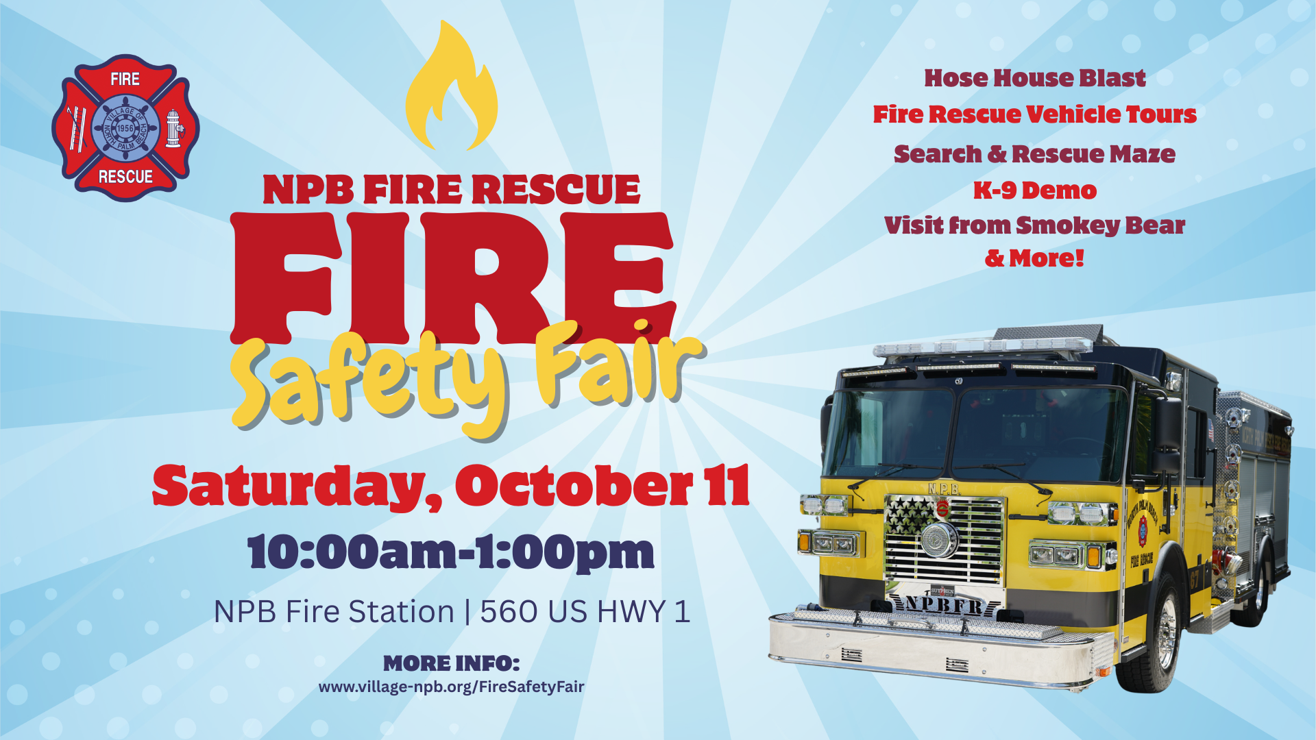 Fire Safety Fair graphic.