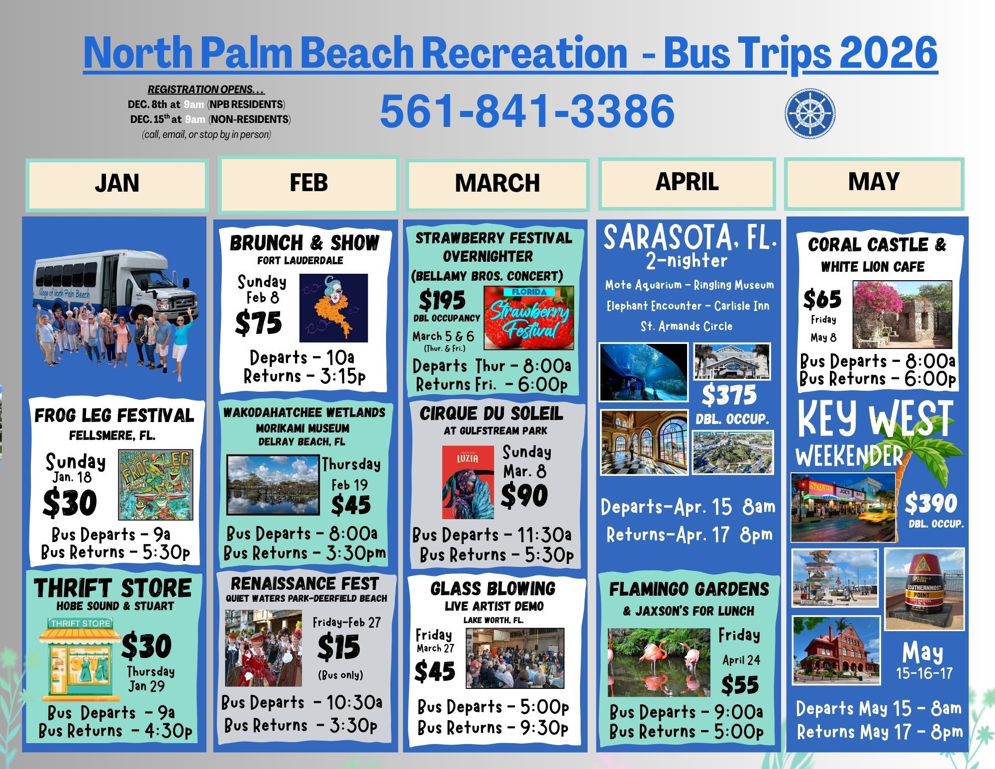 Calendar - Adult Trips Jan-May 2026.