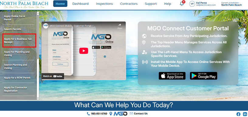 Business Tax Receipt 1